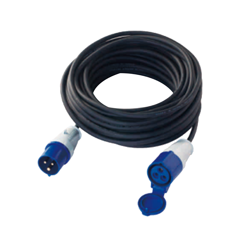 EZ53/GP51+H05RR-F 3G*2.5mm²  CEE 16A/230V extension cord with  socket and plug 