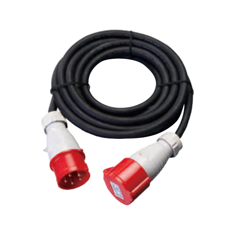 EZ55/GP55+H07RN-F 5G*2.5mm²  CEE 16A/380V extension cord with socket and plug