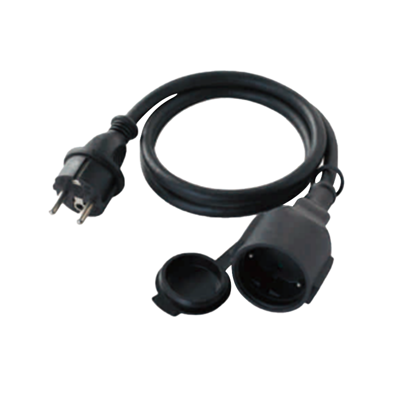 SY-11/SY-CZ-05+H05RR-F 3G*1.5mm²  Schuko rubber outdoor extension cord