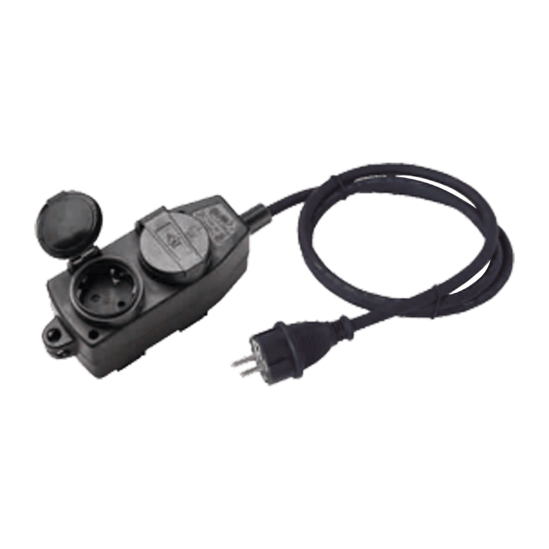 Two way extension sockets  Schuko version