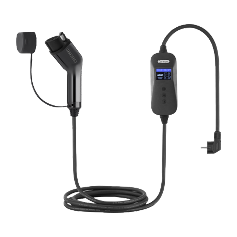 Emergency EV charging cable  Schuko to Model 2 (for America car in EU,spray lacquer)
